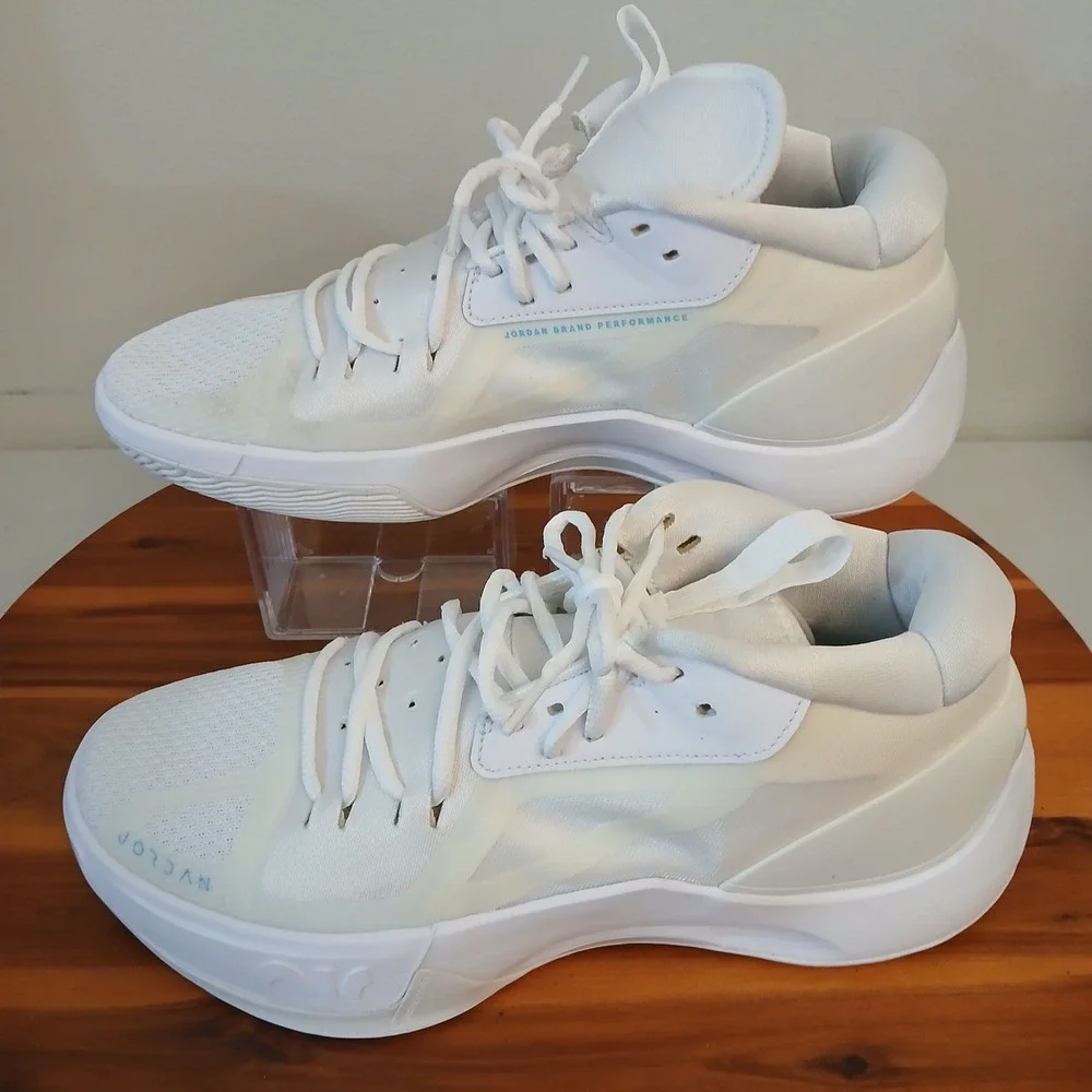 Nike Air Jordan Zoom Sperate Mens 10 White Bleached Shoes Sneakers DH0249-141